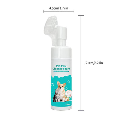 Dog Paw Cleaner, No-Rinse Paw Cleaner for Dogs & Cats (5 Oz), Paw Balm for Heal Dry Cracked Paws & Nose, Pet Foot Care, Pet Cleaning Dog Paw