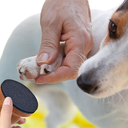 Petsafe Dog Nail File Cat Nail File - Ergonomic Wooden Handle with 3 Replaceable Sheets for Comfortable Grooming of Dogs & Cats