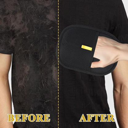 Pet Hair Remover Electrostatic Gloves Two-Way Brush Sticky Hair Remover Cat Hair Dog Hair Glover Grooming Removal Cleaning