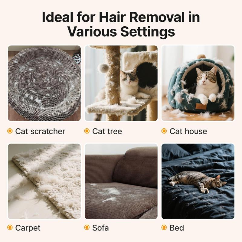 Potaroma Reusable Pet Hair Removal Glove – Electrostatic Dog Cat Fur Remover Mitt Tool for Clothes, Furniture, Couch, Carpet, Curtain, & Bedding– Durable Mesh Design